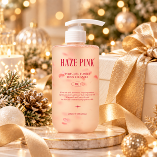 KUNDENGESCHENKE 2026 - UART KOREA Haze Pink Perfumed Flower Body Cleanser